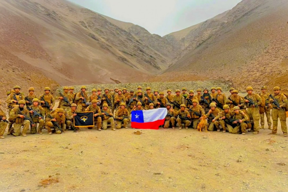 Ejercicio de Nivelación de Combate Individual Firma Brigada Motorizada N°4 Rancagua del Ejército de Chile