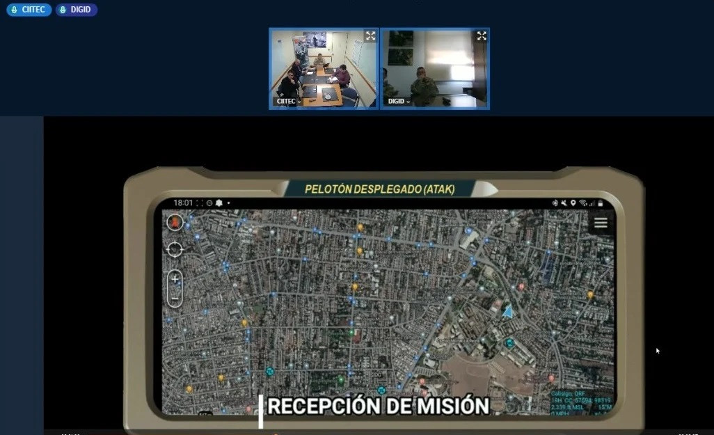 Exposiciu00f3n Sistema TAK Firma Eju00e9rcito de Chile