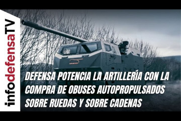 Defensa potencia la artillería con la compra de obuses autopropulsados sobre ruedas y sobre cadenas