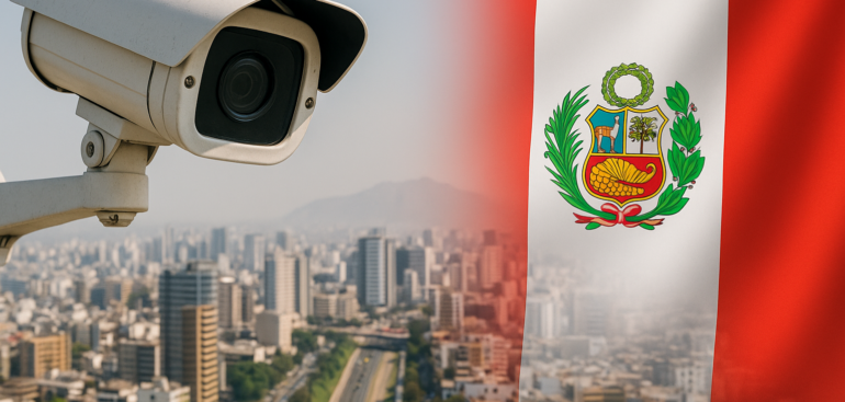 CamaraVideoVigilancia SistemaIntegradoInteligenciaArtificial PoliciaPeru jul2024 Amper