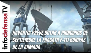 Navantia prevé botar a principios de septiembre la fragata F-111 Bonifaz de la Armada
