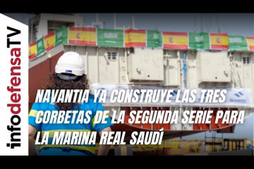 Navantia ya construye las tres corbetas de la segunda serie para la Marina Real saudí