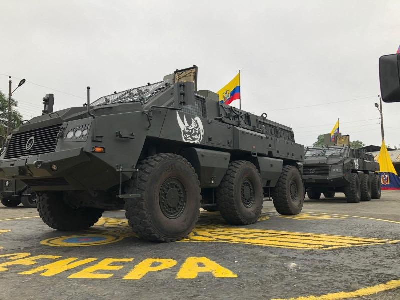 Mbombe, foto Ejercito Ecuatoriano