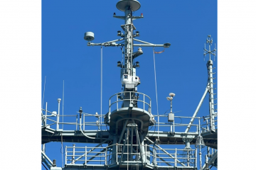 Sistema Oteos en una fragata de la Armada