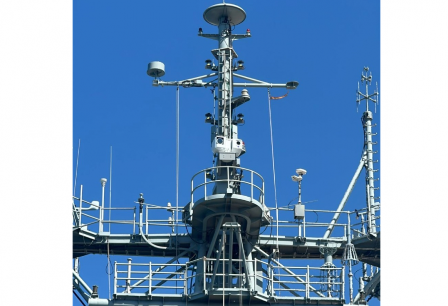 Sistema Oteos en una fragata de la Armada