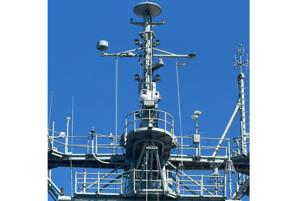 Sistema Oteos en una fragata de la Armada