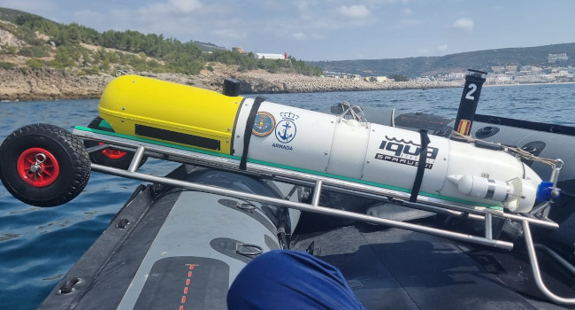 Así es el Sparus II, el dron submarino de la Armada para detectar minas o vigilar infraestructuras críticas