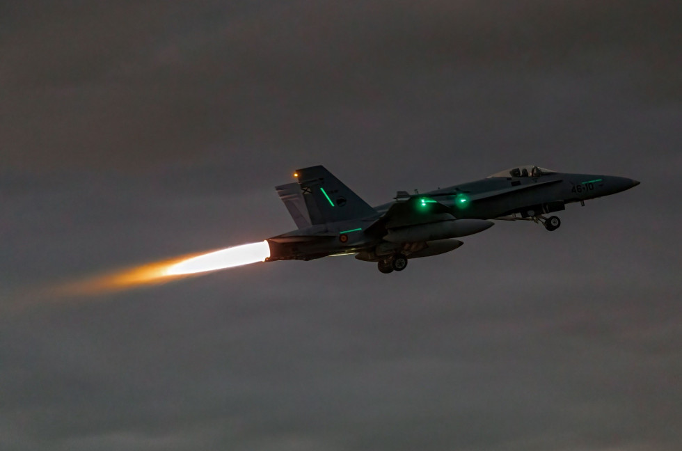 Despliegue de cazas F 18 en Islandia IV