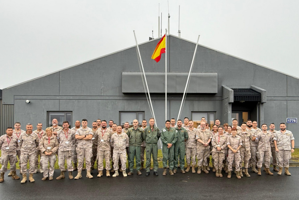 Despliegue de cazas F 18 en Islandia