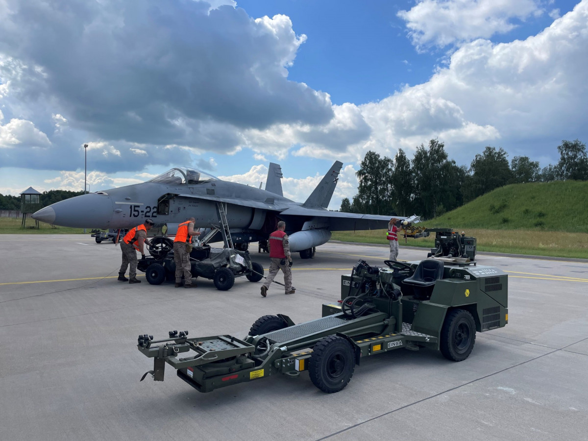 Despliegue de cazas F 18 en Islandia II