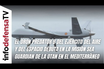 El dron Predator B del Ejército del Aire y del Espacio debuta en la misión Sea Guardian de la OTAN