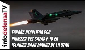 El Ejército del Aire español inicia el despliegue inédito de cazas F-18 en Islandia con la OTAN