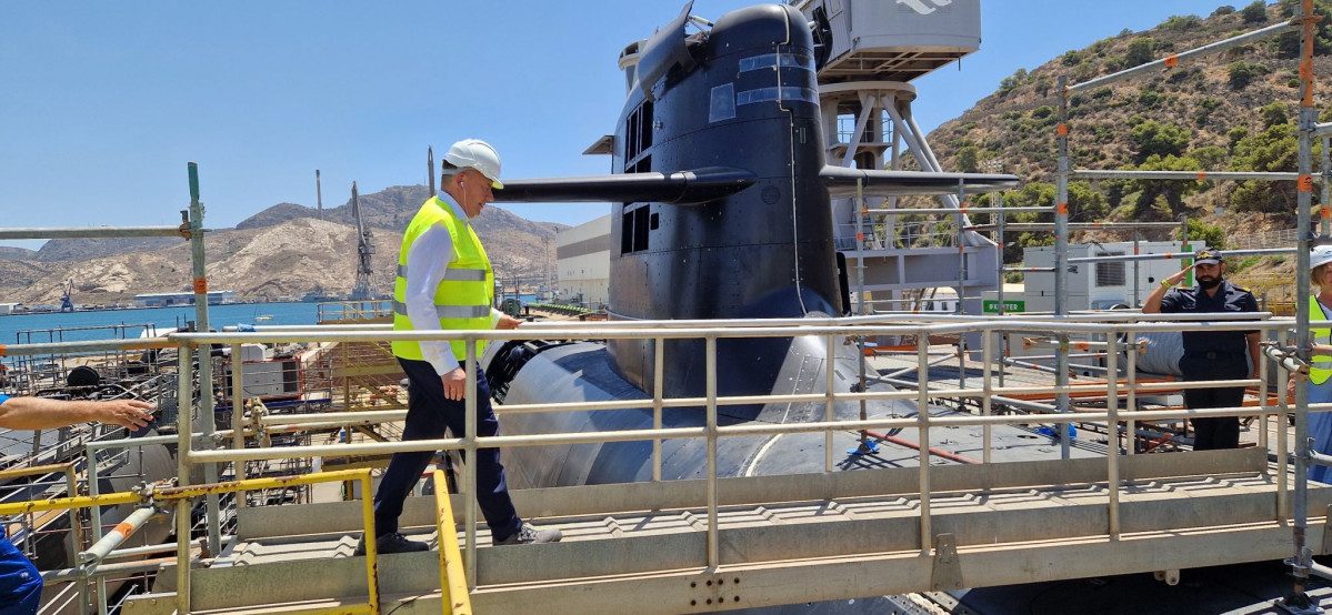 Visita Polonia al submarino S80 I