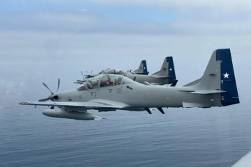 Aviones A 29B Super Tucano del Grupo de Aviación N°1 Firma FACh 004