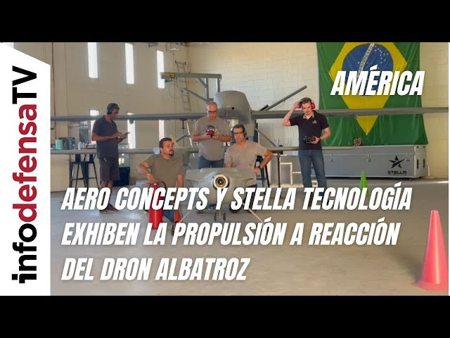 Aero Concepts y Stella Tecnología exhiben la propulsión a reacción del dron Albatroz