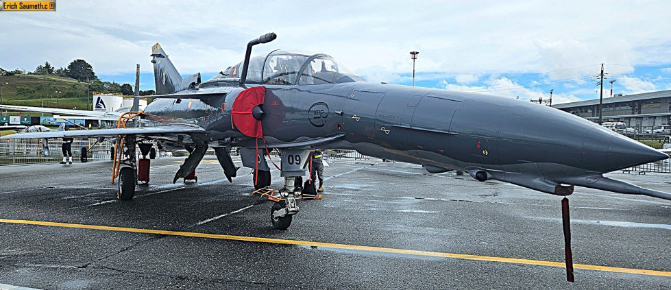 00 IAI KFIR C12, en F Air 2025, foto Infodefensa