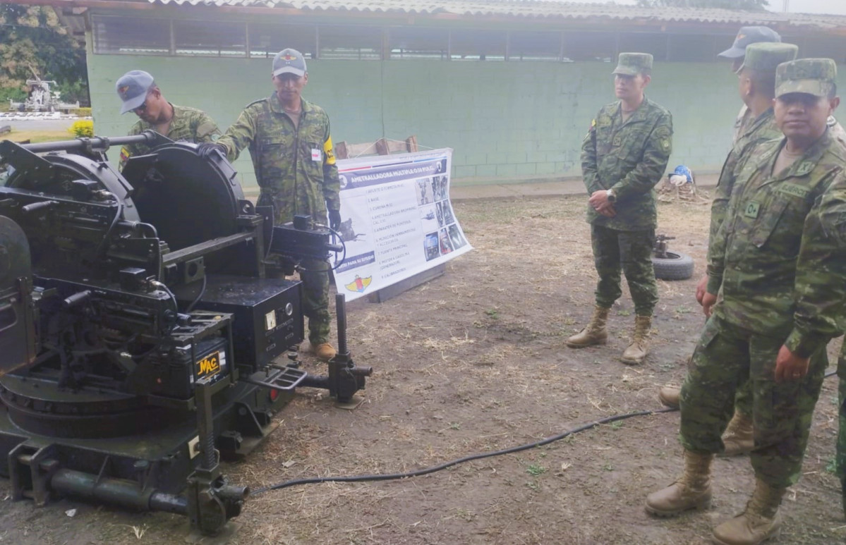 Maxson M45 del ejercito ecuatoriano 2. Foto EJE
