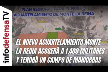 El nuevo acuartelamiento Monte la Reina acogerá a 1.400 militares y tendrá un campo de maniobras