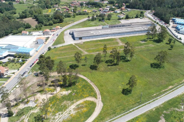 Vista aérea de los terrenos sobre los que Urovesa construirá sus nuevas instalaciones