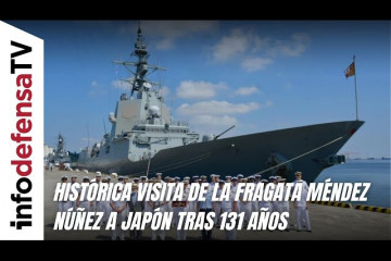 Histórica visita de la fragata Méndez Núñez a Japón tras 131 años