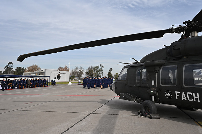 Ceremonia del 58u00b0 aniversario del Grupo de Aviaciu00f3n Nu00b0 9 Firma FACh