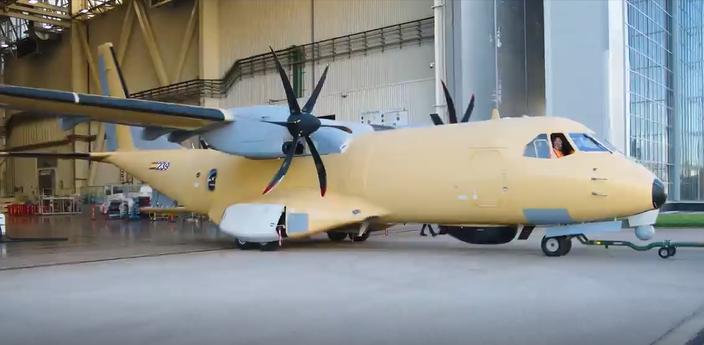 Primer C295 de vigilancia marítima para España