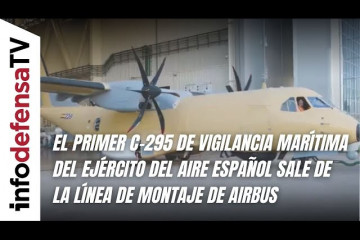 El primer C-295 de vigilancia marítima del Ejército del Aire sale de la línea de montaje de Airbus
