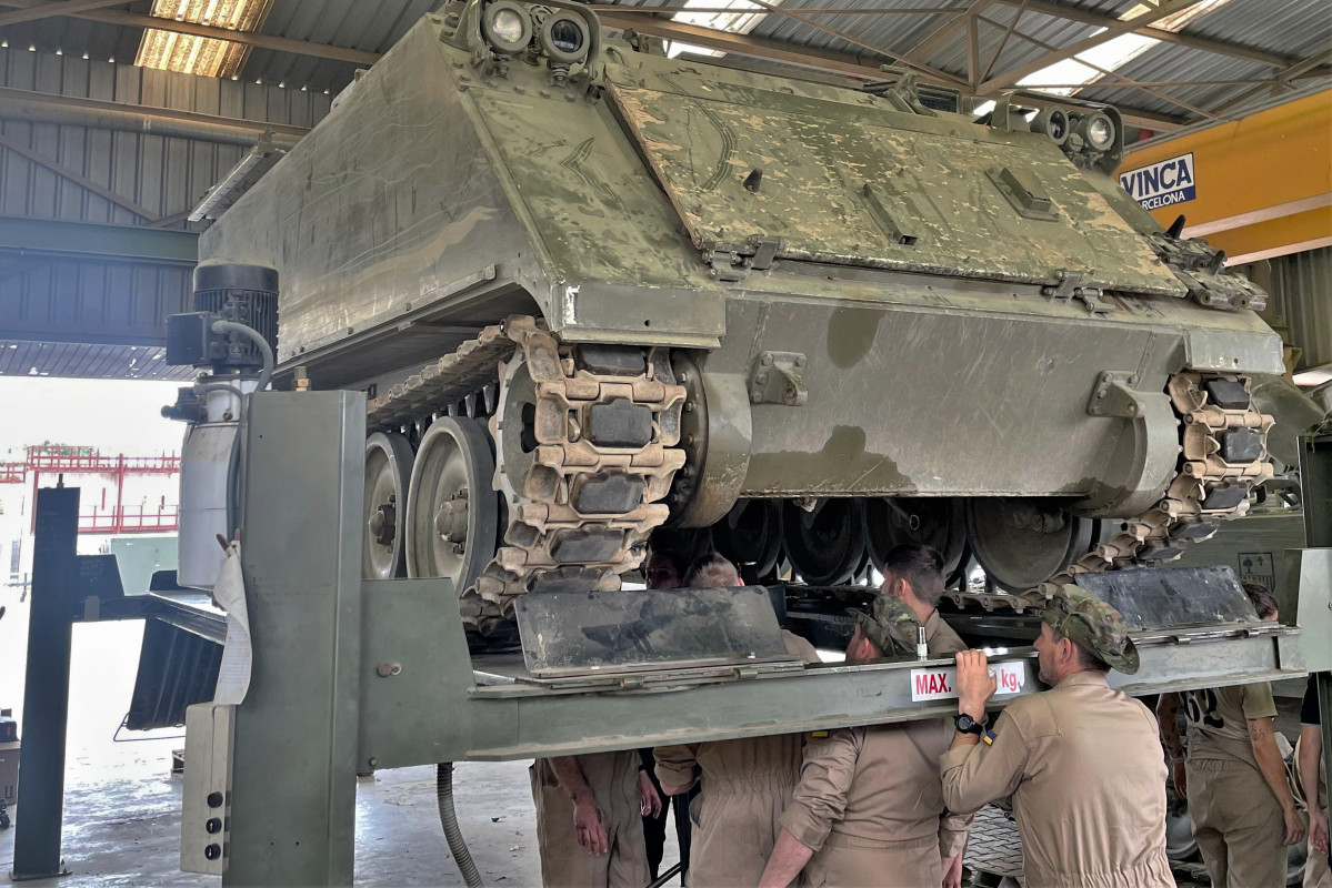 Curso a militares ucranianos de mantenimiento de TOA