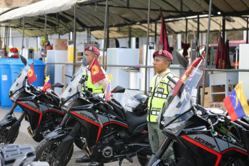 Venezuela GuardiaNacional Moto Morini X Cape PrensaFANB