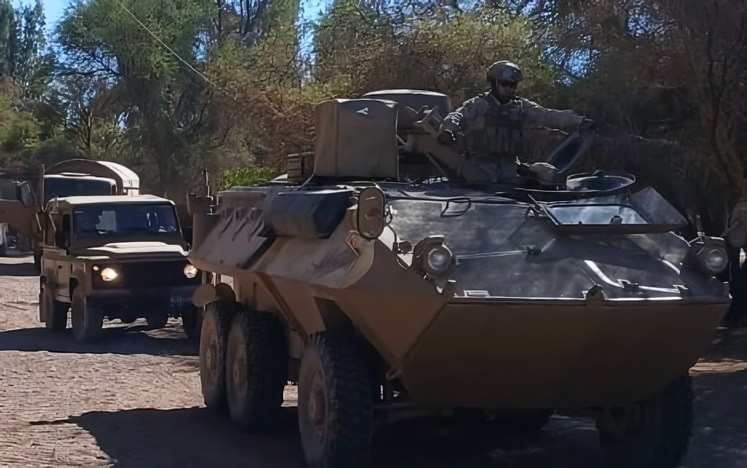 Despliegue de medios en el ejercicio Toqui 2025 Firma VI División del Ejército de Chile 004