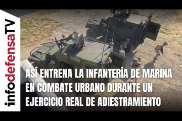 Así entrena la Infantería de Marina en combate urbano durante un ejercicio real de adiestramiento