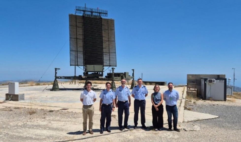 Recpción del radar LTR 25 de Indra en el EVA 5 del Ejército del Aire y del Espacio