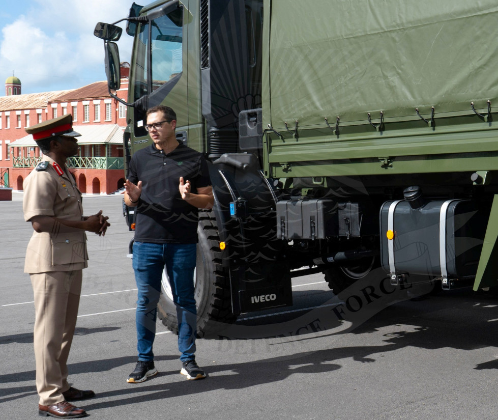 Barbados FzaDefensa Iveco Eurocargo BDefenceForce