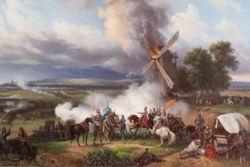 El duque de Saboya, general de Felipe II, vence a los franceses en San Quintín