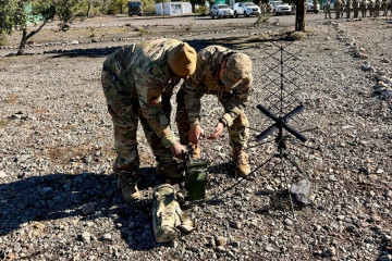 Ejercicio Commex Bravo en la zona general de Antuco Firma Ejército de Chile