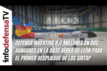 Defensa invertirá en dos hangares en la base aérea de León para el primer despliegue de los Sirtap