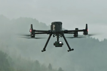 Imagen del dron Matric 350 RTK del fabricante chino DJI