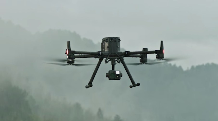 Imagen del dron Matric 350 RTK del fabricante chino DJI
