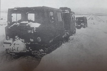 Carros VVT BV 206 D del Destacamento de Infantería de Marina N°4 Cochrane de la Armada de Chile desplegados en el Terremoto Blanco de 1993
