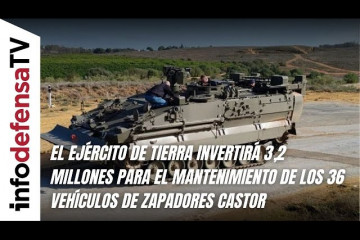 El Ejército de Tierra invertirá 3,2 millones para mantenimiento de 36 vehículos de zapadores Castor