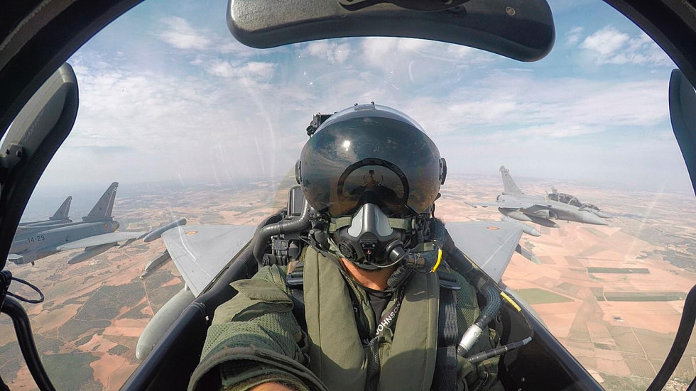 Piloto de un Eurofighter del Ala 14