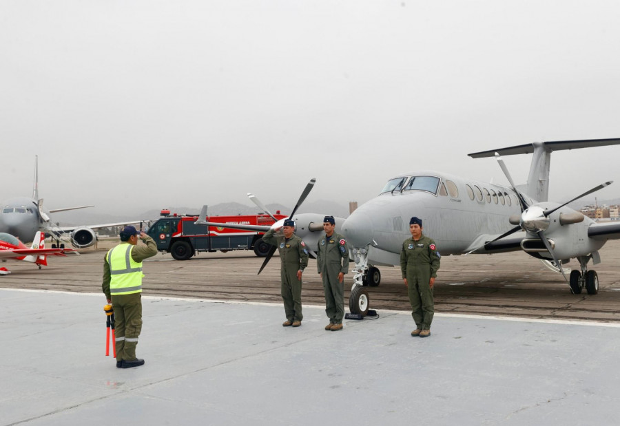 KingAir360CHW Incorporada2daUnidad RecuperadoBoeing737 500 ago2025 LasPalmas MinDefPeru