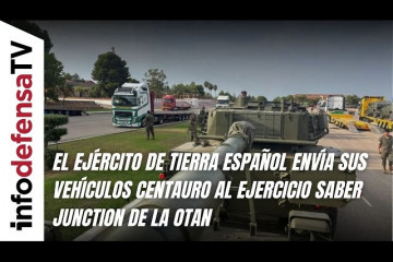 El Ejército de Tierra español envía sus vehículos Centauro al ejercicio Saber Junction de la OTAN
