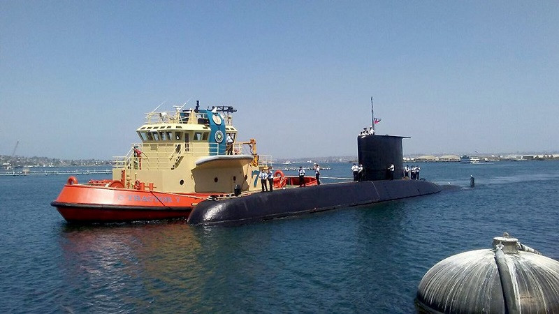 El submarino SS 20 Thomson recalando a Point Loma en el ejercicio DESI 2016 Firma Armada de Chile 002