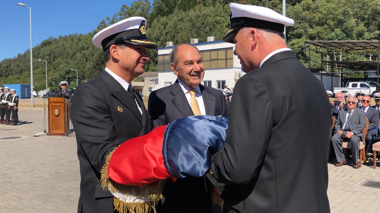 La Armada de Chile despide al AP46 'Almirante Viel'