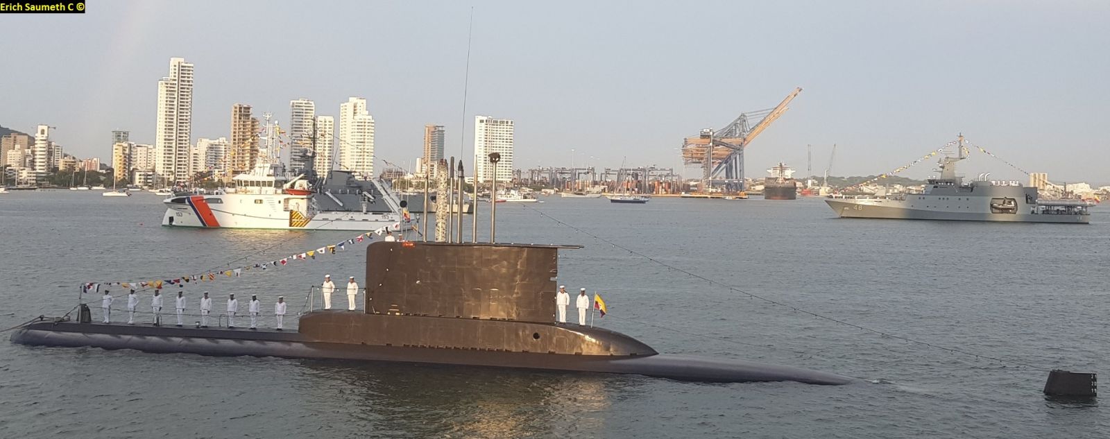 Submarino U209/1200, foto Erich Saumeth