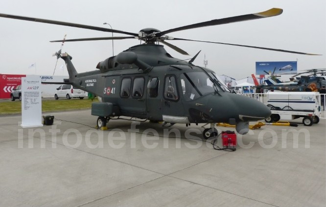 Helicóptero AW139. Foto: Ginés Soriano Forte / Infodefensa.com