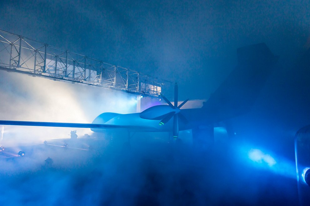 Presentación del primer Euromale a escala real. Foto: Airbus