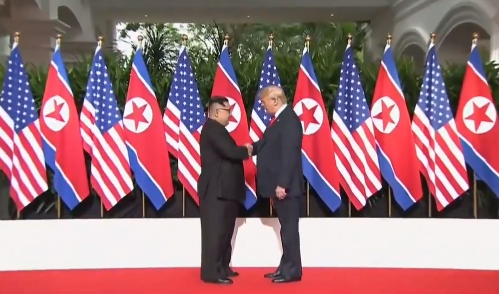 Encuentro entre Kim-Jong un y Trump. Foto: Departamento de Estado