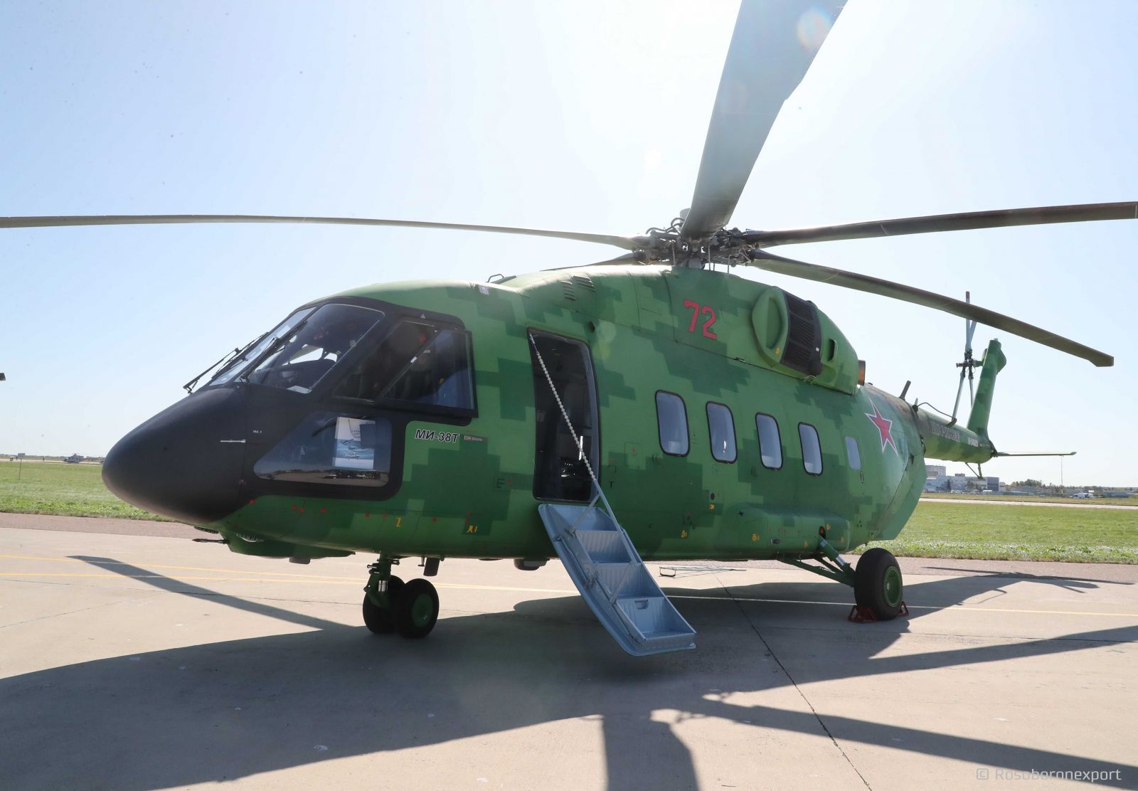 Helicóptero Mi-38T. Foto: Rosoboronexport
